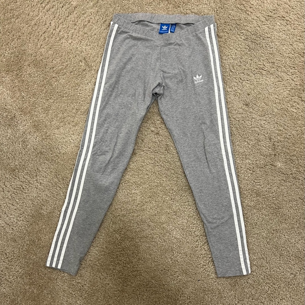 Gray Adidas leggings